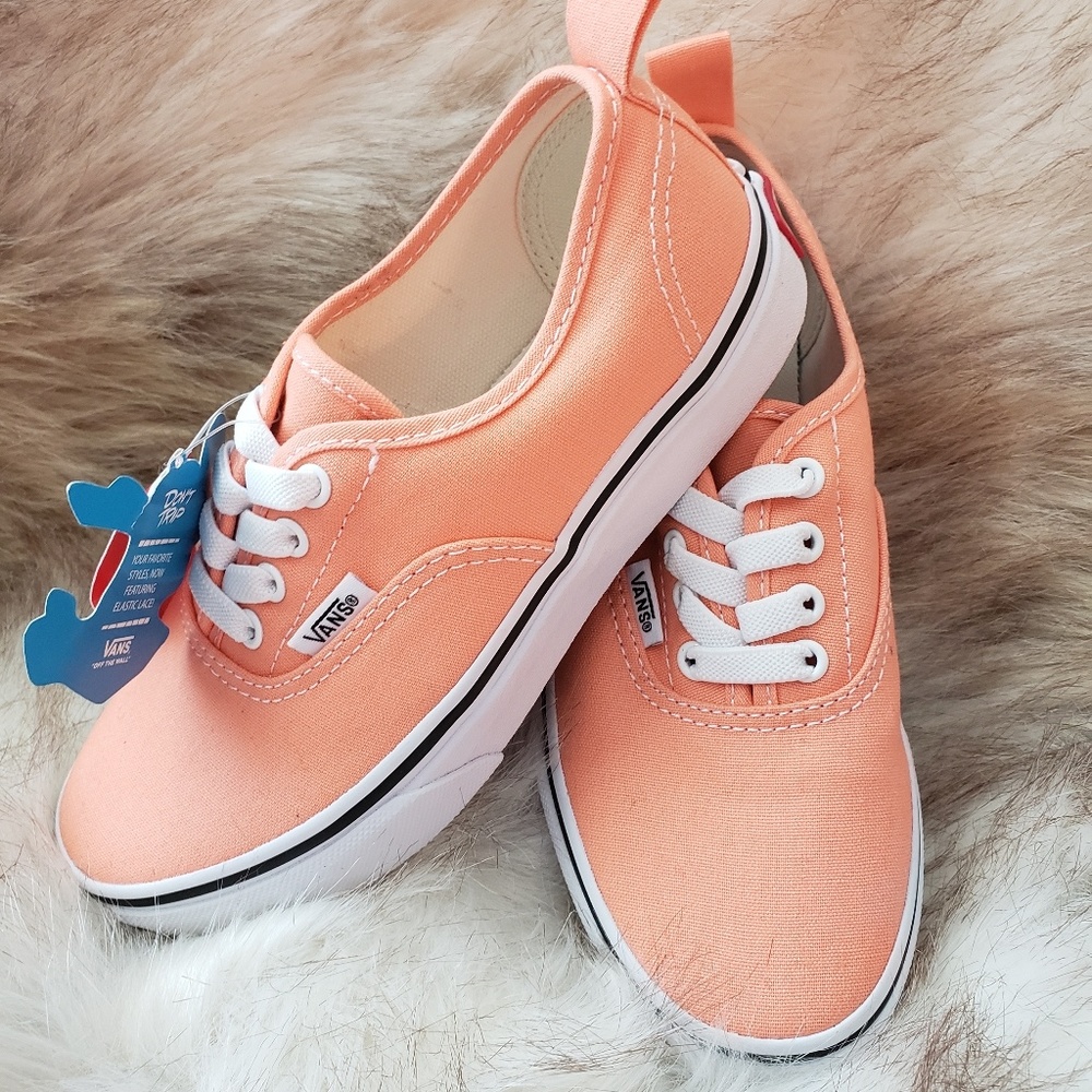 VANS UNISEX VANS AUTHENTIC PEACH PINK/TRUE WHITE
